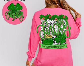 Lucky Preppy St Patrick’s Day PNG (Digital File)