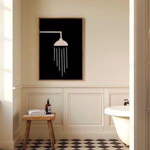 Shower head poster
