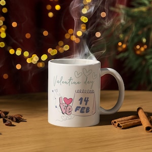 Valentine mug wrap bundle, couple mug template, valentine cup wrap PNG, 11oz 15oz 12oz mug with hearts for couple mug gifts 4PNG