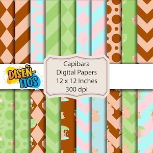 Digitale Capybara-Papiere