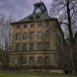 Lost Place Children&#39;s Home Bräunsdorf high-resolution images | Digital photography | Landscape prints for download | Wall decor | Instant download