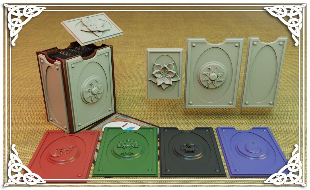 MTG Commander Deck Box - Land Type Theme - Etsy MTG Commander Deck Box - Land Type Theme - Etsy