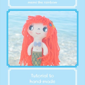 Little mermaid fabric doll turorial ebook image 2