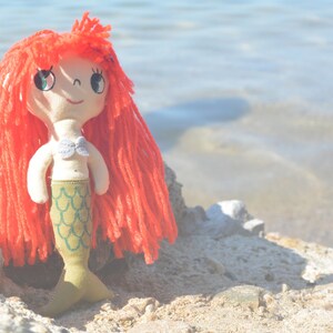 Little mermaid fabric doll turorial ebook image 5