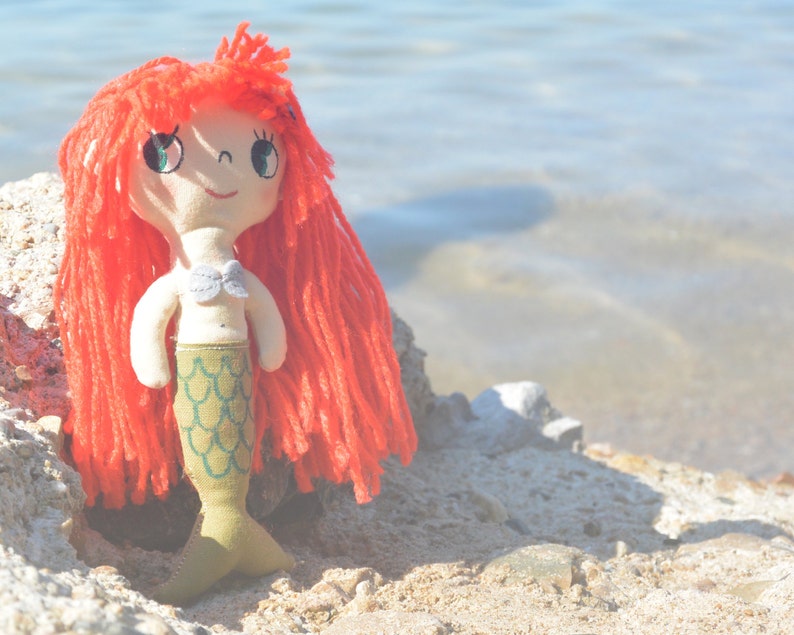 Little mermaid fabric doll turorial ebook image 5