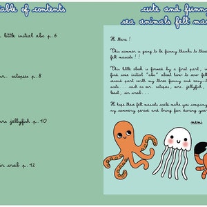 Sea animals felt mascots tutorial ebook pdf image 3