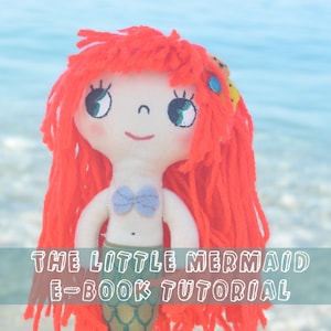 Little mermaid fabric doll turorial ebook image 1