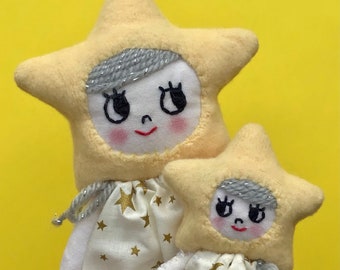 Shooting star dolls, set of 2