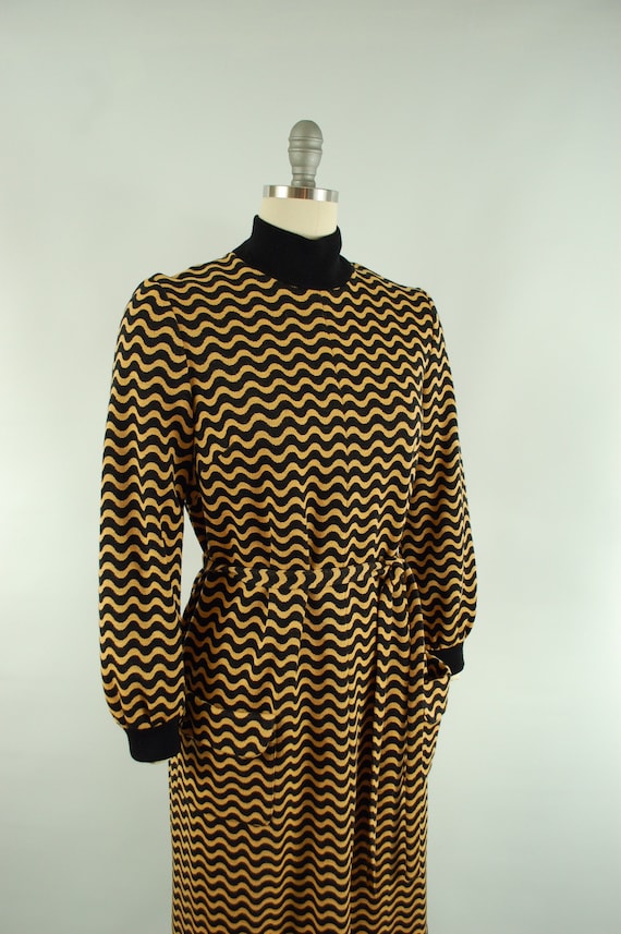 1960s 1970s Katja Of Sweden Knit Dress / 40 Bust … - image 7