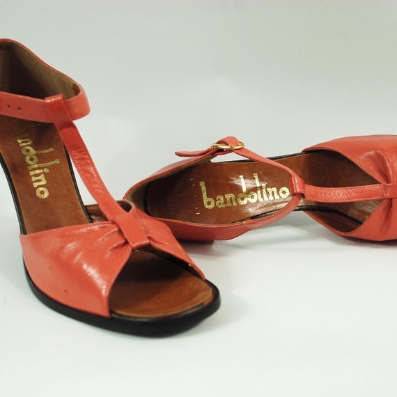 Sandales Compensées Bandolino - Taille 9 US - Cuir Brun - Style à Lanières - Occasion
