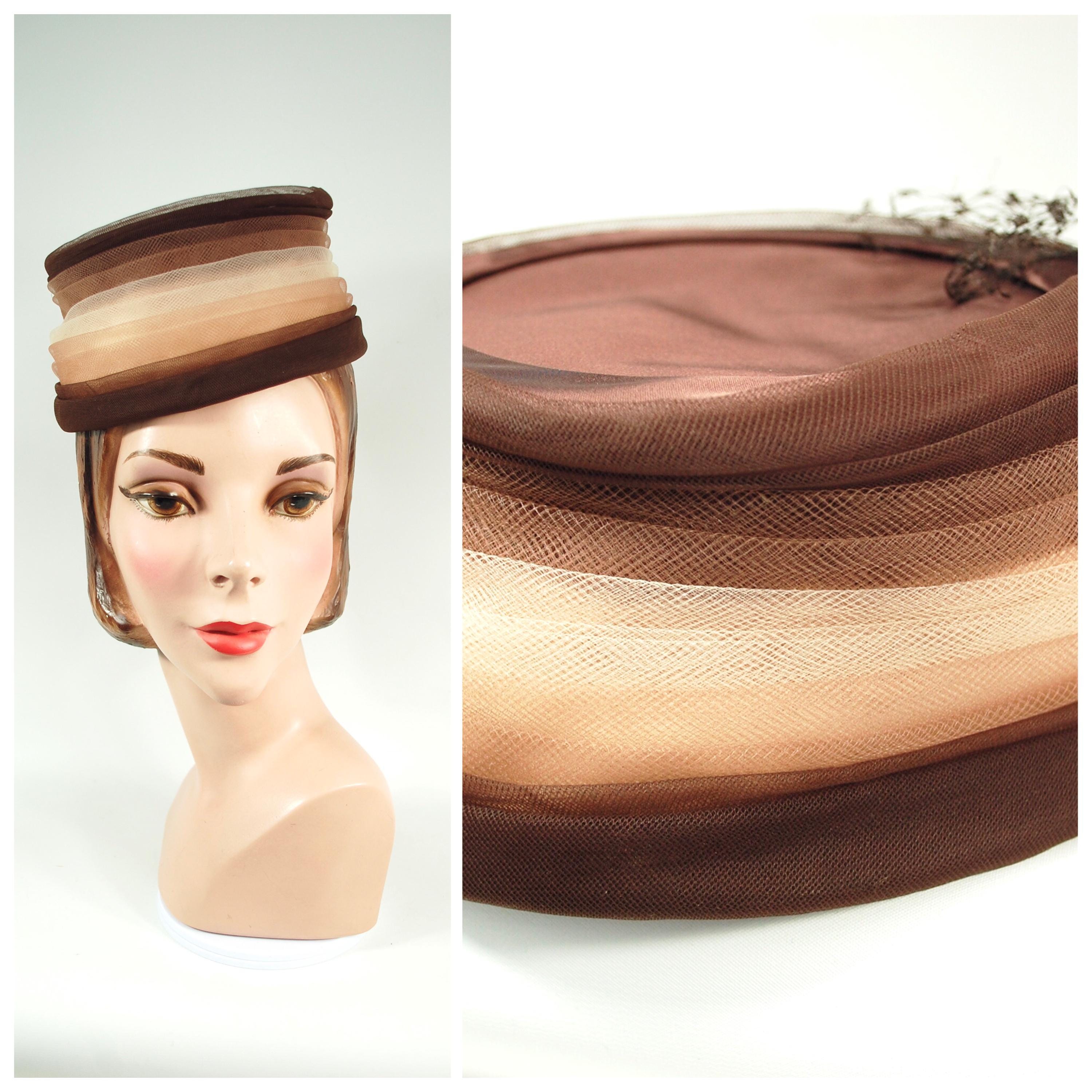 Marvelous Mrs. Maisel Season 5 multi color petals hat with netting by Amy NY The Marvelous Mrs. Maisel main image 3