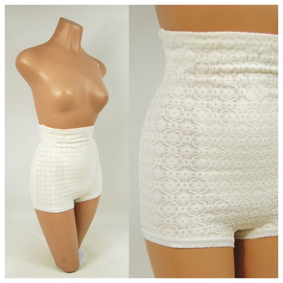 1960s White Floral Panty Girdle / Size 34 / Tummy Support Tantaline  Foundations by Willoform -  Canada