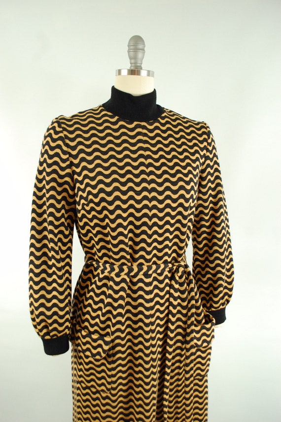 1960s 1970s Katja Of Sweden Knit Dress / 40 Bust … - image 5