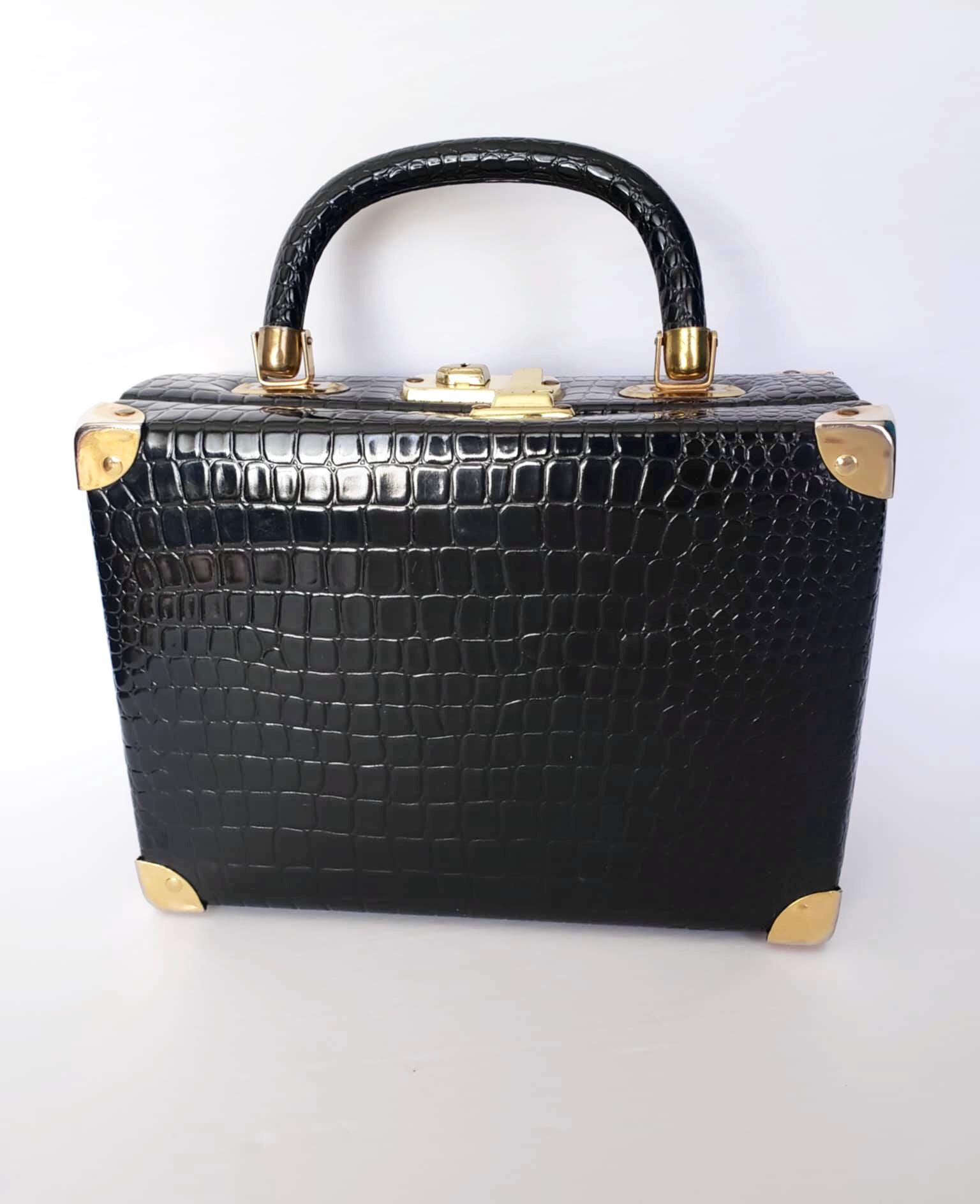 Crocodile　　CASE　ANTIQUE Antique English Crocodile Case - Royal Antiques