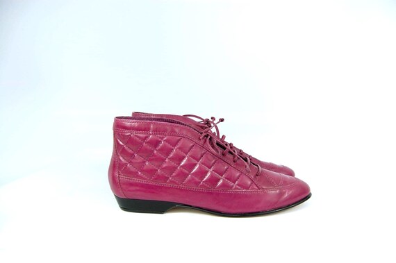 NOS 80s Ankle Boots / Size 7 1/2 M / Short Booties