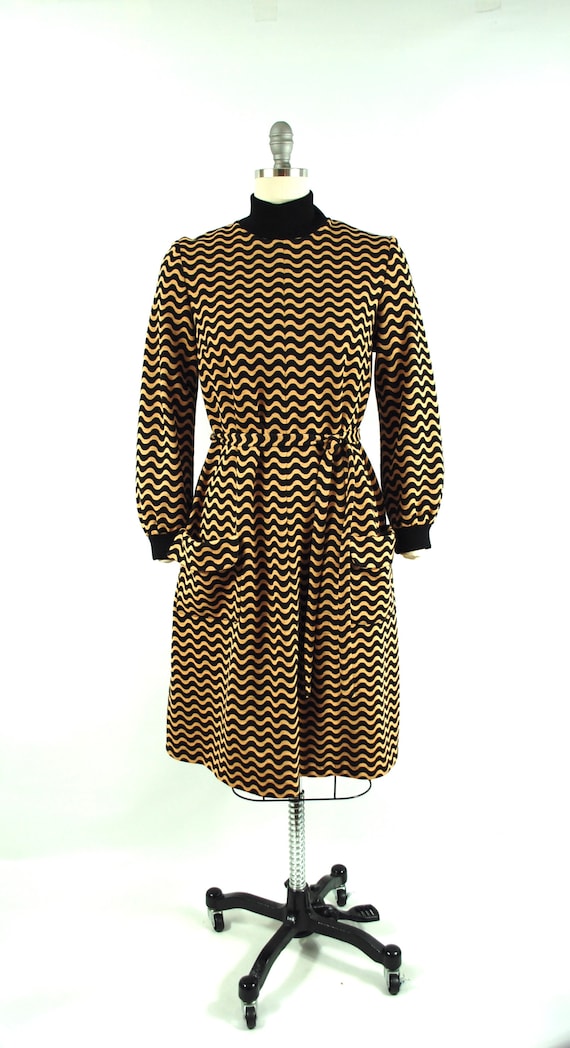 1960s 1970s Katja Of Sweden Knit Dress / 40 Bust … - image 2