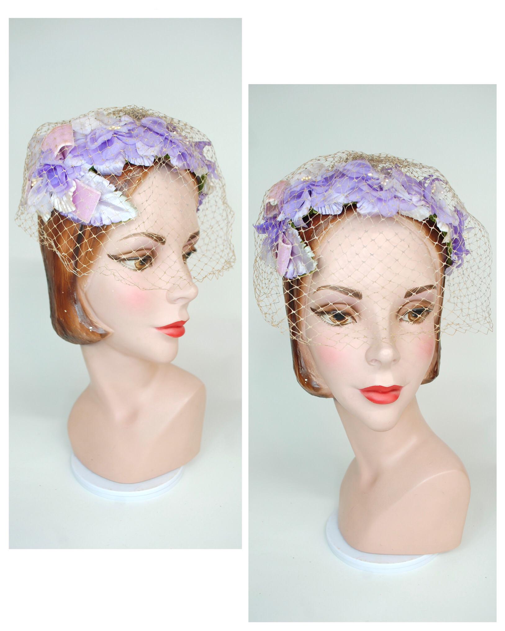 1950s Floral Head Crown - Etsy display picture 2