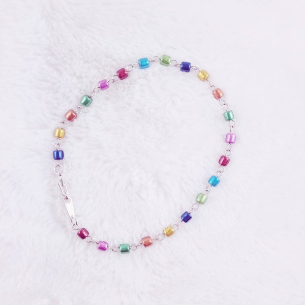 Wire Link Bracelet Etsy