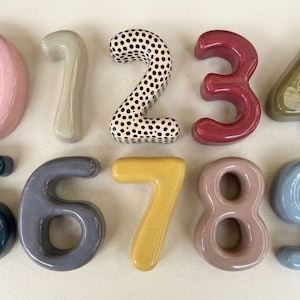 Custom Ceramic Numbers - Large House Number