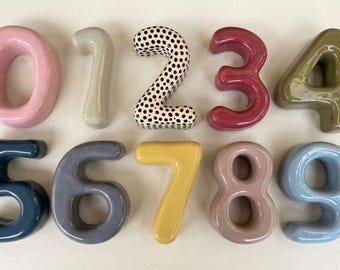 Custom Ceramic Numbers - Large House Number