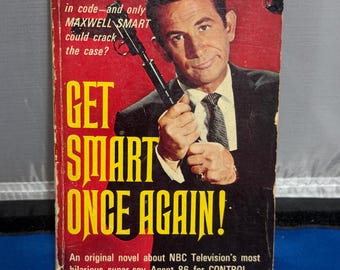 Get Smart Once Again! 2nd printing 1966 by William Johnston - based on spy parody TV series