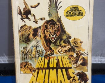 Day of the Animals movie novelization adapted by Donald Porter 1977 first edition