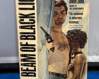 A Beam of Bkack Light by Owen John - 1969 paperback spy thriller