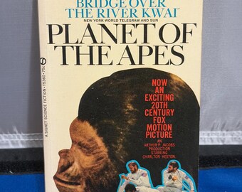 Planet of the Apes - movie edition paperback 23rd printing (1968 to promote the film) - by Pierre Boulle