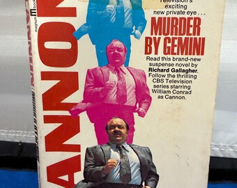 Cannon: Murder by Gemini - TV series adaptation - 1971 Lancer 1st edition by Richard Gallagher