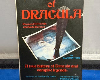 In Search of Dracula - 1973 paperback - photo illustrated - title page and first 4 pages missing