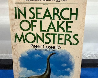 In Search of Lake Monsters by Peter Costello 1975 paperback illustrated profusely