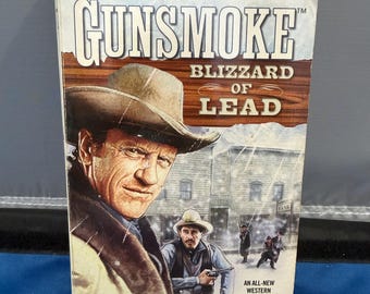 Gunsmoke: Blizzard of Lead by Joseph A. West  -2005 paperback first edition original novel based on James Arness TV series