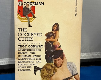 Coxeman #31 The Cockeyed Cuties by Troy Conway- 1st printing 1972 - adult spy novel