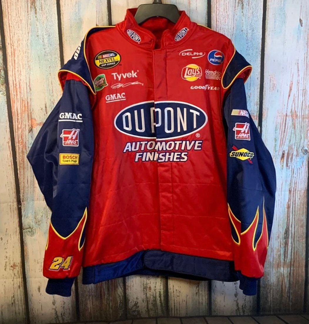 プニュズ　ガーフィールド　ジャケット 1990s Jeff Gordon Nascar Racing Jacket | Size Large - Etsy Israel