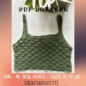 Lotus Top - PDF Crochet Pattern FR+EN