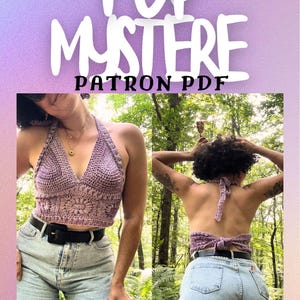 Mystery Top - PDF Crochet Pattern FR+EN
