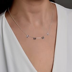 14K Gold Name Necklace, Personalized Necklace, Minimalist Necklace with Name, Initial Necklaces, Necklace for Women, Custom Name Necklace