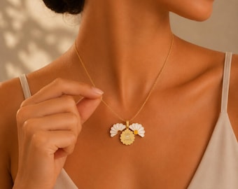 Collar de margaritas personalizado con nombre oculto, mensaje secreto personalizado, collar de flores con mensaje romántico, regalo de San Valentín para mujer.