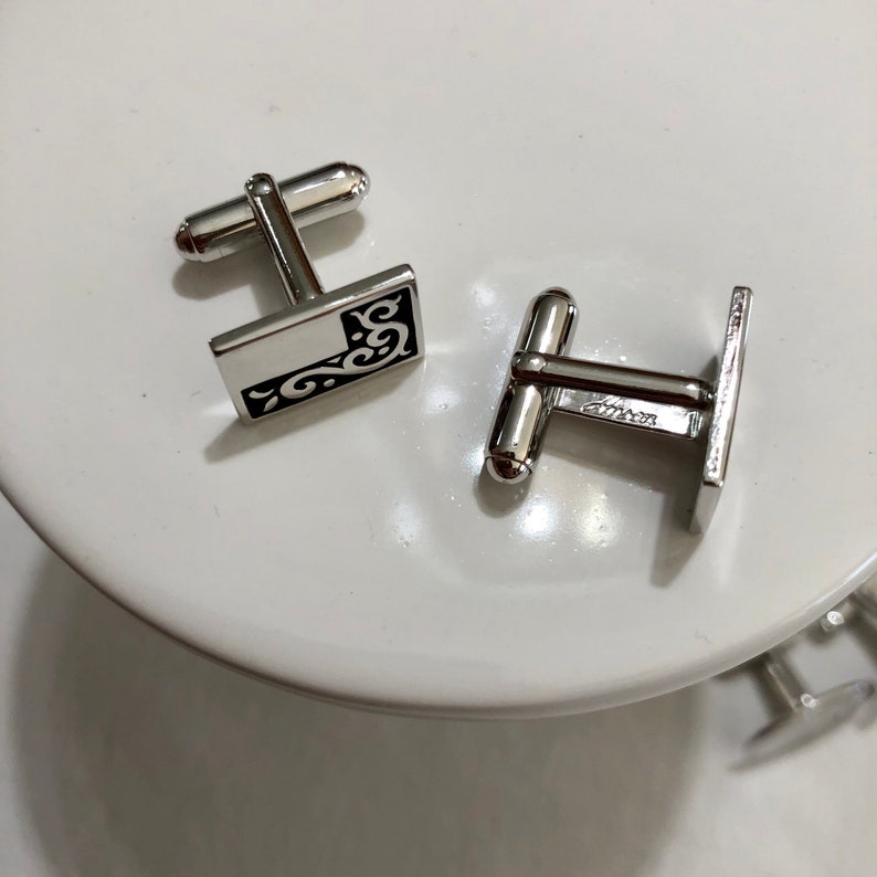Cuff Links and Tie Tack Lot Lot of 3 Sets of Cuff Links Vintage Cuff Links