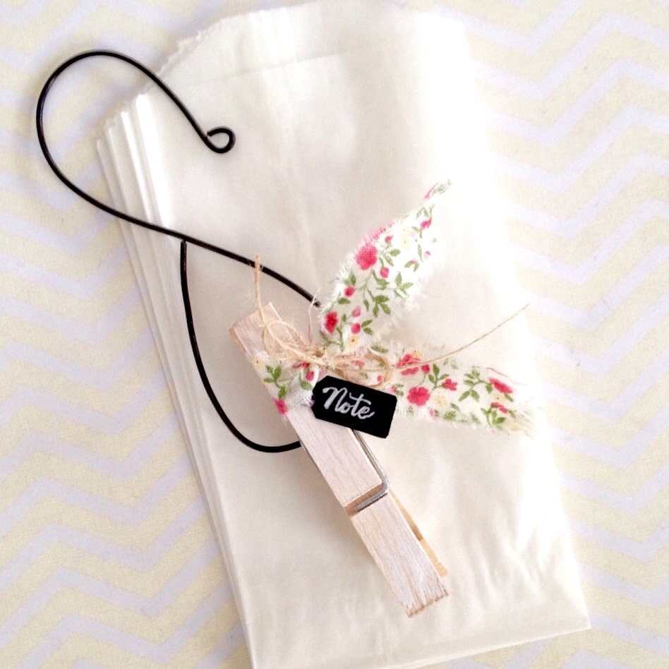 Clothespin Note Holder Easter Gift Rustic Note Holder Etsy