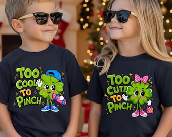 St Patrick Day PNG, Shamrock Sequins, Kids Lucky Clover Design (Digital Download)