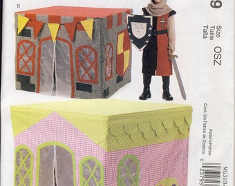 McCall Sewing Pattern M6369 - Use to Make - Children's Playhouse - OS NIP