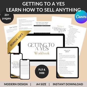 Sales Strategies Workbook: Funnel Optimization & SMART Goals (Digital Download), PLR, MRR
