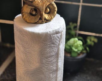 Quirky Owl Kitchen Roll Holder – 3D Printed Kitchen Accessory