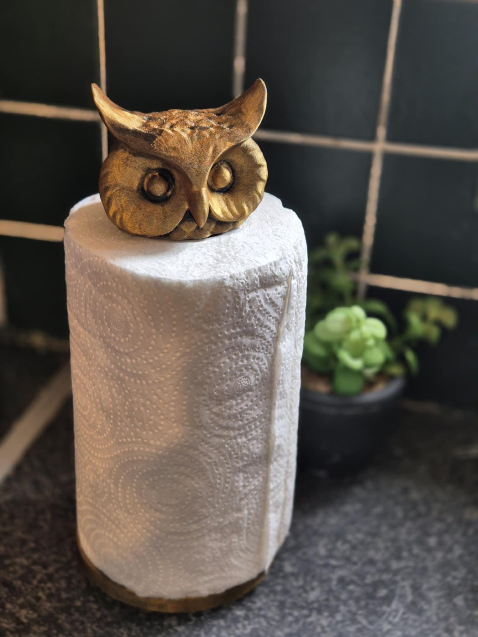 Paper Towel Holder,Black Kitchen Roll Holder For Kitchen Roll Organize
