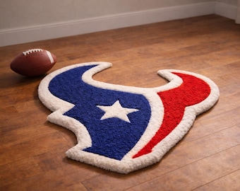 Alfombra de mechones de los Houston Texans, alfombra deportiva de la NFL, alfombra roja de batalla