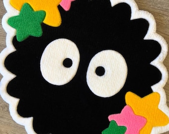 Tappeto tuftato Soot Sprite, tappeto soffice Anime