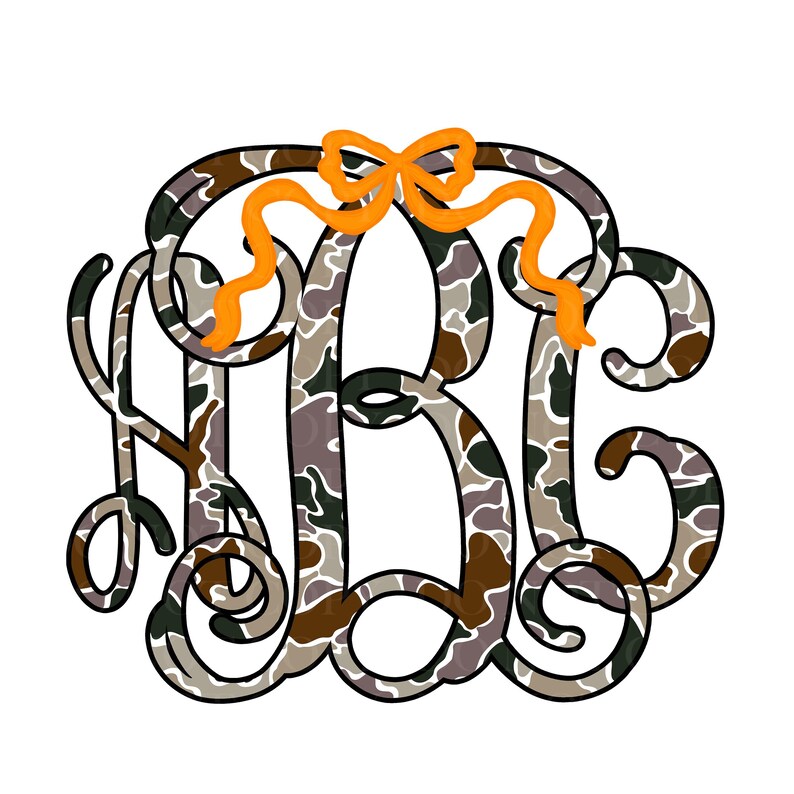 Camo Vine Monogram Set, Duck Camo Letters, Old School Camo, Girly Camo ...