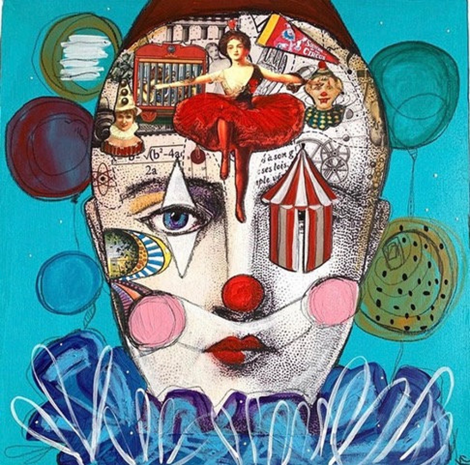 ORIGINAL Mixed Media Gallery Art Pop Art Mixed Media Etsy