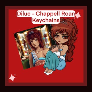 Diluc Ragnvindr as Chappell Roan - CD and Acrylic Keychains